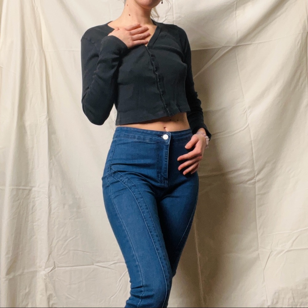 Brandy Melville navy blue cardigan